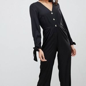 Vera Moda Black Jumpsuit with Buttons